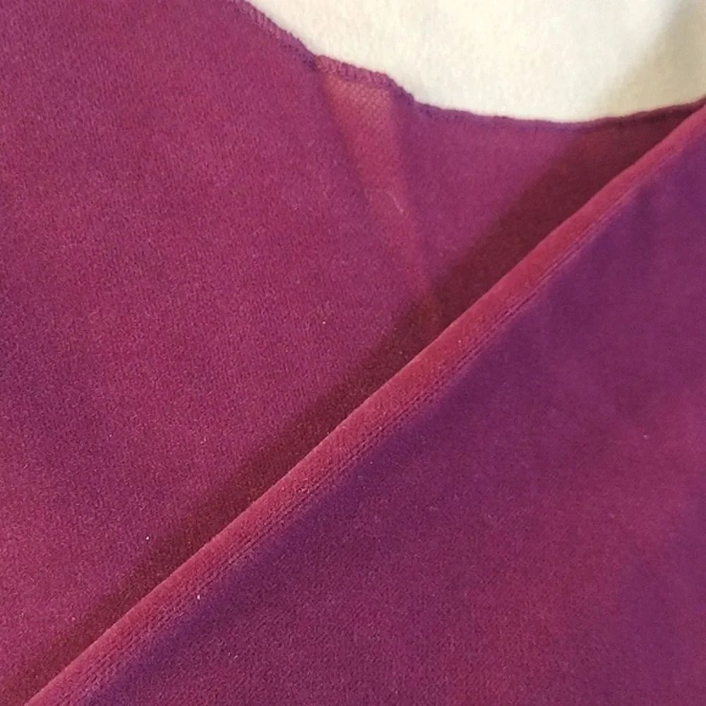 Free People Garnet Countdown Flocked Velvet Long Sleeve Top Large NWOT - Picture 6 of 16